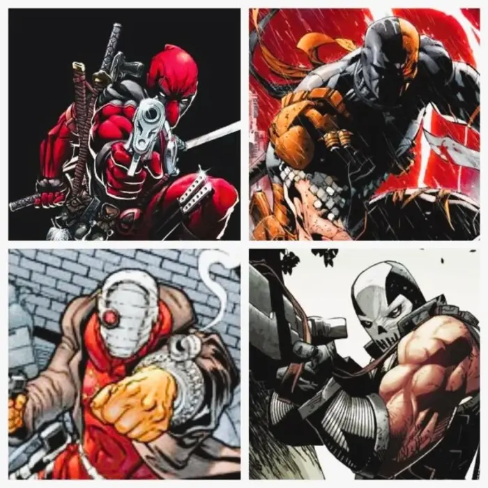 Who would win fight among Deadshot vs Deathstroke vs Deadpool