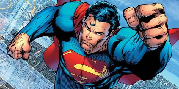 Why does Superman fly with his hand in front of him?