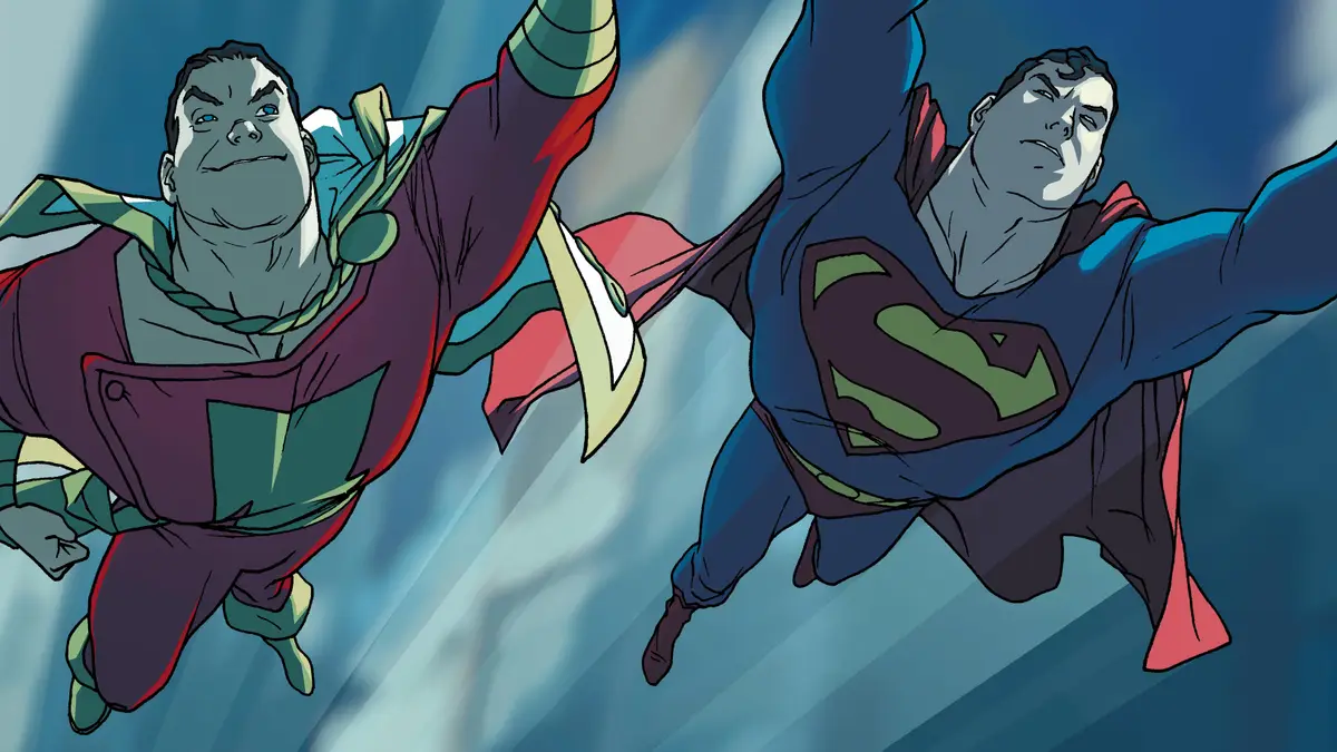 Why does Superman fly with his hand in front of him?